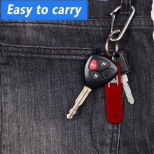 Load image into Gallery viewer, Eject Sim Card Tray Open Pins Needle Keychain Tool With Silicone Case