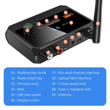 Load image into Gallery viewer, Bluetooth 5.3 Audio Amplifier Receiver Supports USB/MP3 Playback, C36