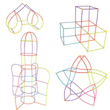 Load image into Gallery viewer, DIY Plastic 4D Straw Building Blocks Joint Funny Development Toys