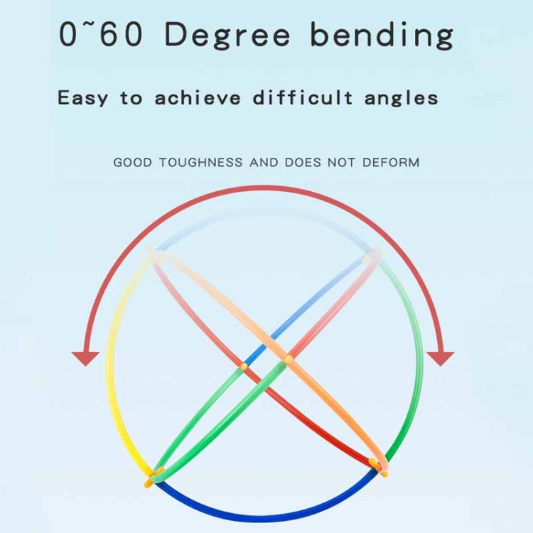 DIY Plastic 4D Straw Building Blocks Joint Funny Development Toys