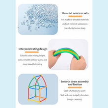Load image into Gallery viewer, DIY Plastic 4D Straw Building Blocks Joint Funny Development Toys