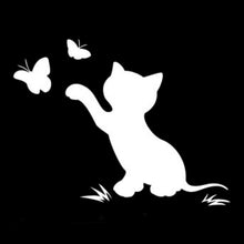 Load image into Gallery viewer, 10pcs Disc Cat Reflective Scratch Body Sticker
