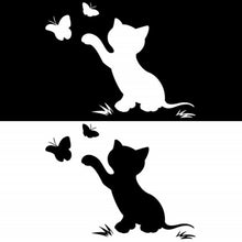 Load image into Gallery viewer, 10pcs Disc Cat Reflective Scratch Body Sticker