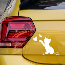 Load image into Gallery viewer, 10pcs Disc Cat Reflective Scratch Body Sticker