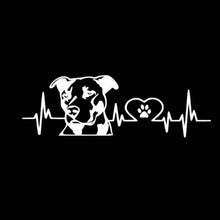 Load image into Gallery viewer, 10pcs Pitbull Love Car Sticker Car Rear Modification Plate Label