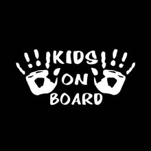 Load image into Gallery viewer, 10pcs Kids On Board Warning Car Stickers Reflective Scratch Body Stickers