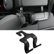 Load image into Gallery viewer, Car Double Hook Stainless Steel Rear Headrest Mobile Phone Holder