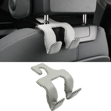 Load image into Gallery viewer, Car Double Hook Stainless Steel Rear Headrest Mobile Phone Holder