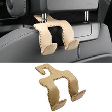 Load image into Gallery viewer, Car Double Hook Stainless Steel Rear Headrest Mobile Phone Holder