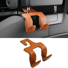Load image into Gallery viewer, Car Double Hook Stainless Steel Rear Headrest Mobile Phone Holder