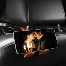 Load image into Gallery viewer, Car Double Hook Stainless Steel Rear Headrest Mobile Phone Holder