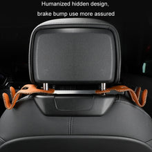 Load image into Gallery viewer, Car Double Hook Stainless Steel Rear Headrest Mobile Phone Holder