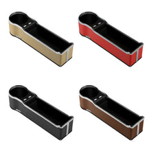 Load image into Gallery viewer, Car Seat Gap Storage Box Multifunctional Mobile Phone USB Charger, Standard Black, Standard Red, Standard Beige, Standard Brown, QC3.0 Black, QC3.0 Red, QC3.0 Beige, QC3.0 Brown