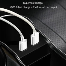 Load image into Gallery viewer, Car Seat Gap Storage Box Multifunctional Mobile Phone USB Charger, Standard Black, Standard Red, Standard Beige, Standard Brown, QC3.0 Black, QC3.0 Red, QC3.0 Beige, QC3.0 Brown