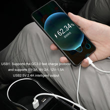 Load image into Gallery viewer, Car Seat Gap Storage Box Multifunctional Mobile Phone USB Charger, Standard Black, Standard Red, Standard Beige, Standard Brown, QC3.0 Black, QC3.0 Red, QC3.0 Beige, QC3.0 Brown