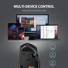 Load image into Gallery viewer, Inphic DR01 Bluetooth 3 Mode Wireless Mouse Charging Quiet Office Game Laptop Computer Home Use, DR01 (Black)