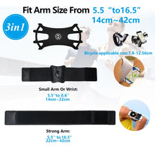 Load image into Gallery viewer, 3 In 1 Disassembered Rotating Arm Belt Bag Sports Phone Bag Bracket For 4.5-7 inch Phones