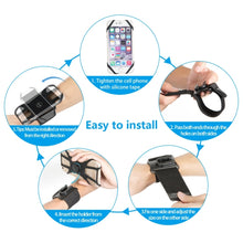 Load image into Gallery viewer, 3 In 1 Disassembered Rotating Arm Belt Bag Sports Phone Bag Bracket For 4.5-7 inch Phones