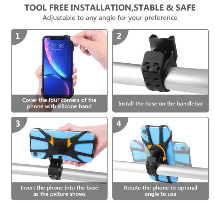 3 In 1 Disassembered Rotating Arm Belt Bag Sports Phone Bag Bracket For 4.5-7 inch Phones