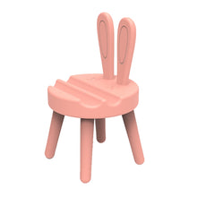 Load image into Gallery viewer, Cartoon Chair Shape Desktop Mobile Phone Holder Cute Mini Universal Phone Rack, Rabbit(Pink), Rabbit(Green)