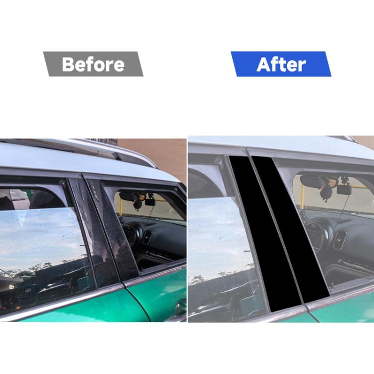 For 2017-2023 BMW Mini F60 6pcs /Set Left and Right Drive Universal B-pillar Decorative Sticker