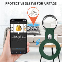 Load image into Gallery viewer, For AirTag 2nd Gen / AirTag 1st Gen Tracker Locator Faux Leather Case Protective Cover