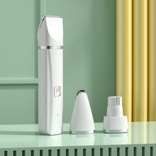 Load image into Gallery viewer, Pet Shaver Cat Dog Paw Hair Clipper Electric Fader, 2 in 1 Green, 3 in 1 Green, 4 in 1 Green, 2 in 1 White, 3 in 1 White, 4 in 1 White, Single Head