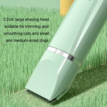 Load image into Gallery viewer, Pet Shaver Cat Dog Paw Hair Clipper Electric Fader, 2 in 1 Green, 3 in 1 Green, 4 in 1 Green, 2 in 1 White, 3 in 1 White, 4 in 1 White, Single Head