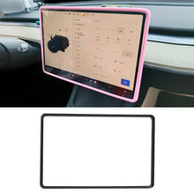 Load image into Gallery viewer, For Tesla Model3/Y Screen Bumper Protective Cover Silicone Frame, For Tesla Model3/Y Black, For Tesla Model3/Y Pink, For Tesla Model3/Y White, For Tesla Model3/Y Gray