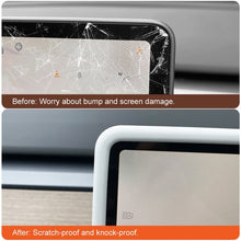 Load image into Gallery viewer, For Tesla Model3/Y Screen Bumper Protective Cover Silicone Frame, For Tesla Model3/Y Black, For Tesla Model3/Y Pink, For Tesla Model3/Y White, For Tesla Model3/Y Gray