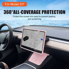 Load image into Gallery viewer, For Tesla Model3/Y Screen Bumper Protective Cover Silicone Frame, For Tesla Model3/Y Black, For Tesla Model3/Y Pink, For Tesla Model3/Y White, For Tesla Model3/Y Gray