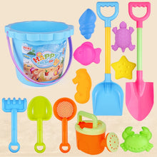 Load image into Gallery viewer, 13pcs/Set Children Beach Toys Set Large Sand Shovel Bucket Sand Digging Tools Hourglass