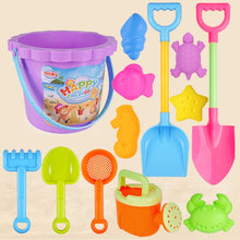 Load image into Gallery viewer, 13pcs/Set Children Beach Toys Set Large Sand Shovel Bucket Sand Digging Tools Hourglass