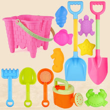 Load image into Gallery viewer, 13pcs/Set Children Beach Toys Set Large Sand Shovel Bucket Sand Digging Tools Hourglass