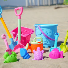 Load image into Gallery viewer, 13pcs/Set Children Beach Toys Set Large Sand Shovel Bucket Sand Digging Tools Hourglass