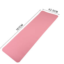Load image into Gallery viewer, 187 x 62.5 x 0.8cm NBR Yoga Mat Widened and Thickened Non-slip Dance Fitness Mat
