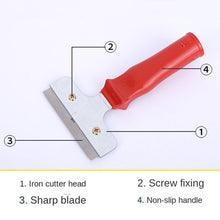 Load image into Gallery viewer, Iron Head Plastic Handle Scraper Cleaner for Glass Window Tile Floor Ice Wall Paint