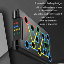 Load image into Gallery viewer, Folding Model Multi -Function Push Up Fitness Board Home Exercise Equipment