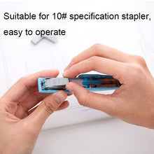 Load image into Gallery viewer, Deli 0010 10 1000pcs/box Portable Booking Machine Staples