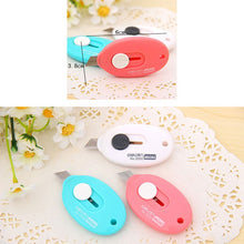 Load image into Gallery viewer, Deli 2050 Small Mini Candy Color Utility Knife Stationery