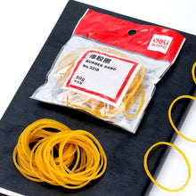 Load image into Gallery viewer, Deli 3218 100pcs/Pack Office Supplies Rubber Band Rubber Ring