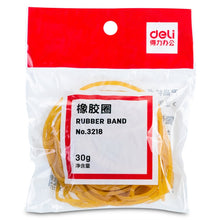 Load image into Gallery viewer, Deli 3218 100pcs/Pack Office Supplies Rubber Band Rubber Ring