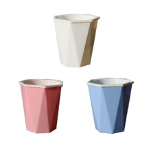 Load image into Gallery viewer, Diamond-shaped Automatic Water-absorbing Lazy Flower Pot Green Plant Plastic Pot, 12cm x 14cm