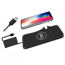 Load image into Gallery viewer, 15W Car Wireless Charging Silicone Base For Apple Android Phones, TYPE-C Interface