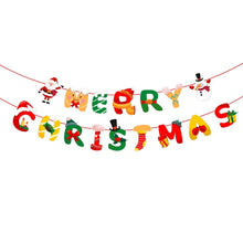 Load image into Gallery viewer, Christmas Alphabet Pull Flag Holiday Party Venue Decoration, HL024, HL025, HL026