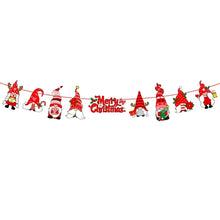 Load image into Gallery viewer, Christmas Alphabet Pull Flag Holiday Party Venue Decoration, HL024, HL025, HL026