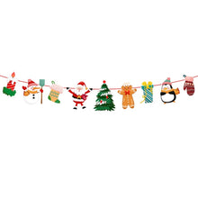Load image into Gallery viewer, Christmas Alphabet Pull Flag Holiday Party Venue Decoration, HL024, HL025, HL026