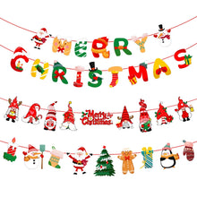 Load image into Gallery viewer, Christmas Alphabet Pull Flag Holiday Party Venue Decoration, HL024, HL025, HL026