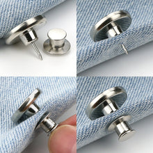 Load image into Gallery viewer, Waistband Buttons Staple Free Removable Buttons Pant No Sew Snap