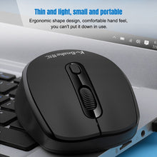 Load image into Gallery viewer, K-Snake WK800 Wireless 2.4G Keyboard Mouse Set Tabletop Computer Notebook Business Office House Use, White, Black